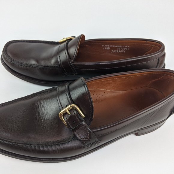 Men\'s Rancourt & Co Brown Loafers With Brass Buckl main image 4